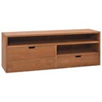 Teakhout TV-meubel 110cm | Retour Deal 41% KORTING!, Huis en Inrichting, Scandinavische stijl, 100 tot 150 cm, Verzenden, Teakhout