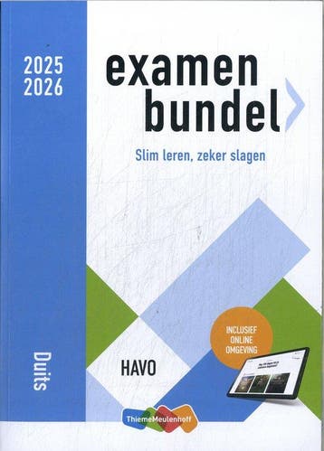 Examenbundel / havo Duits 2025/2026 9789006995039, Verzenden, Zo goed als nieuw