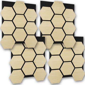 Akoestische panelen Sonic Shield houtlook - licht eiken, Verzenden