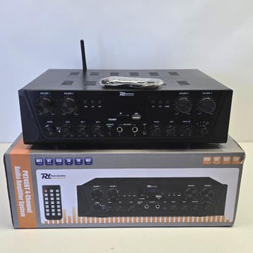 Power Dynamics PV240BT 4-zone Versterker met Bluetooth, Audio, Tv en Foto, Versterkers en Ontvangers, Ophalen of Verzenden, Nieuw