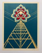 Shepard Fairey (OBEY) (1970) - Flower Power (Blue)