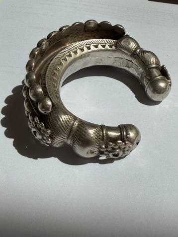Zilver - 800 ´/,, - Armband - India - Sindhi, Antiek en Kunst, Kunst | Niet-Westerse kunst