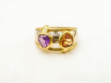 Bague - 18 carats Or jaune, Or blanc