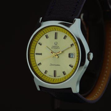 Omega - Big Yellow - 166.066 - Heren - 1969, Nieuw
