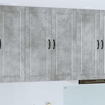 vidaXL Wandkast PORTO Beton Grijs 80 x 31 x 100 cm Bewerkt, Verzenden, Nieuw