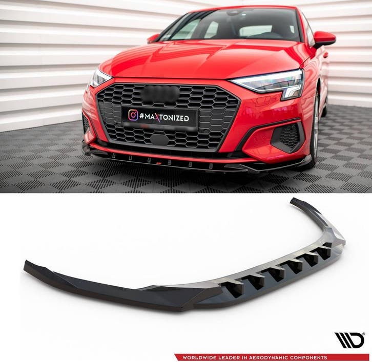 Front splitter V.1 voor Audi A3 8Y Sportback, Autos : Divers, Tuning & Styling, Enlèvement ou Envoi