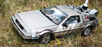 Back to the Future - DeLorean Time Machine Replica - 1:8, Verzamelen, Nieuw