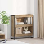 vidaXL Boekenkast Ambachtelijk Eiken 80 x 30 x 86,5 cm, Huis en Inrichting, Kasten | Boekenkasten, Verzenden, Nieuw