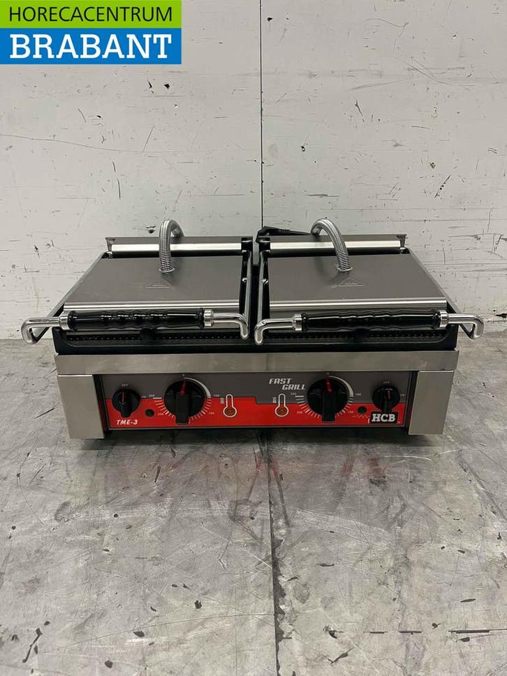 Gril à double contact en acier inoxydable Gril à panini 230V, Zakelijke goederen, Horeca | Overige, Verzenden