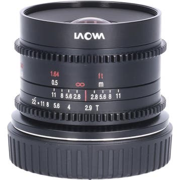 Tweedehands Laowa 9mm T2.9 Zero-D Cine Canon RF CM1270, Ophalen of Verzenden, Gebruikt, Overige typen