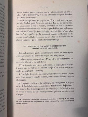 Meunier - Traité des causes des incendies - 1881