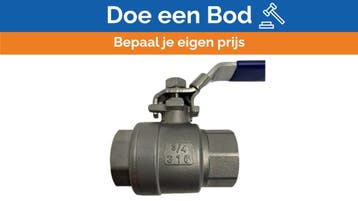 Bieden: Stainless Steel Ball Valve 3/4 Inch, Ophalen of Verzenden