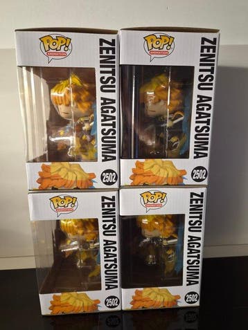 Funko - Funko Pop Lotto x4 Funko Zenitsu Agatsuma 2502