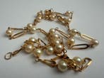 Sans prix de réserve - Parure - 14 carats Or jaune Perle -