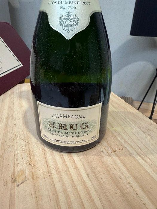 2009 Krug, Clos du Mesnil - Champagne - 1 Fles (0,75 liter), Collections, Vins