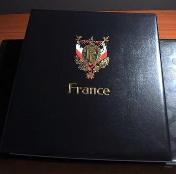Accessoires Frankrijk - Een leeg luxe DAVO album met