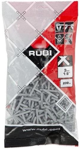 Rubi T-stukjes 3 mm - Doos 200 stuks (02923), Verzenden