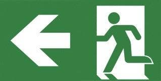 Van Lien Evago Pictogramme Éclairage De Secours -, Verzenden