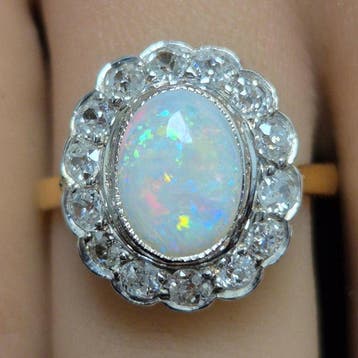Sans prix de réserve - Bague - 18 carats Or jaune, Argent -