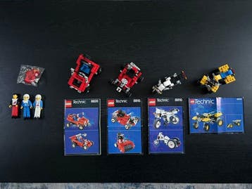 Lego Set - Technic - Vintage. Sets: 8820; 8815; 8810; 8826, Nieuw
