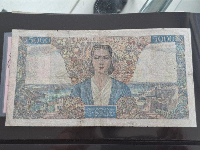 Frankrijk. - 5000 Francs - 31/05/1946 - Fayette 47-54, Postzegels en Munten, Bankbiljetten | Europa | Niet-Eurobiljetten
