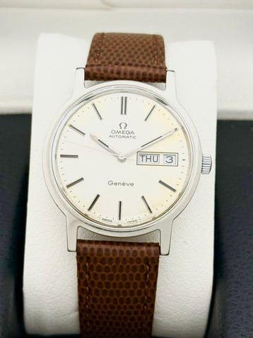Omega - Geneve Automatic Day-Date Cal.1022 - 166.0117 -, Nieuw