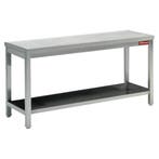 Werktafel | RVS | Met Bodemschap | 600mm Diep | 880mm Hoog, Verzenden, Nieuw in verpakking