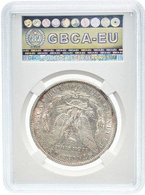 Verenigde Staten. Morgan Dollar 1897-S. GBCA MS62 (Zonder, Postzegels en Munten, Munten | Europa | Niet-Euromunten