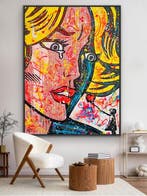 Joaquim Falco - LICHTENSTEIN WITH BANKSY GIRL XXL