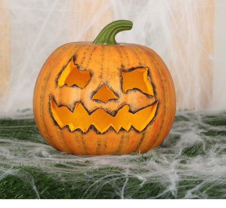 Halloween Pompoen 20cm, Hobby en Vrije tijd, Feestartikelen, Nieuw, Verzenden