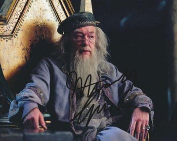 Harry Potter - Signed by Michael Gambon (+) (Dumbledore)