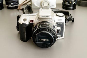 Minolta collectie – Dynax 500si / 505si Super, Riva Zoom 125, Nieuw