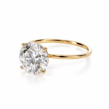 Zonder minimumprijs - Ring - 14 karaat Geel goud - 3.04ct., Nieuw