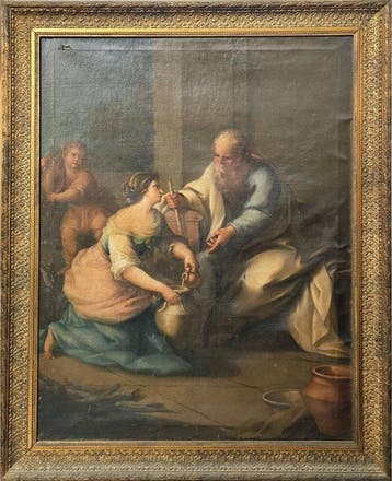 Carlo Brunelli (XVIII) - Miracolo dellolio di Eliseo, Antiek en Kunst