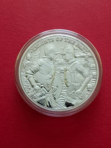 Malte. 5 Euro 2022, Knights of the Past, 1 Oz (Sans prix de