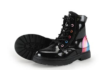 Puccetti Veterboots Meisjes in maat 31 Zwart, Verzenden, Jongen of Meisje, Schoenen, Zo goed als nieuw