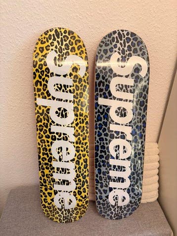 Supreme - Leopard 2009 Ultra Rare Skateboard Deck Set