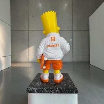 Orima Pop Art - BART Simpson Skateboard Urban Style « H », Antiek en Kunst