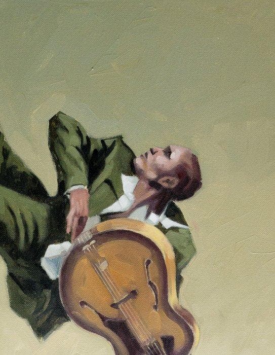 José Luis Campos - Música Celestial, Antiquités & Art, Art | Peinture | Moderne