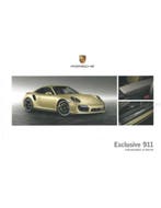 2014 PORSCHE 911 EXCLUSIVE HARDCOVER BROCHURE NEDERLANDS