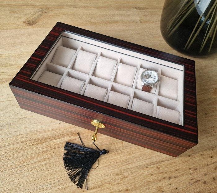 Exclusive Line - Sieradendoos - High-End Ebbenhout Finish, Antiek en Kunst, Kunst | Designobjecten