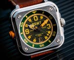 RGMT - Automatic - Sapphire - 21 Jewels - Square - Leather -