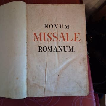Rooms-Katholieke Kerk - Missale Romanum / Missæ Propriæ
