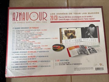 Charles Aznavour - Les Années Barclay 1960-1983 - 20 x CDs -, Nieuw in verpakking