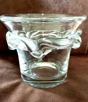 Daum Frères - Ijsemmer - sorcy - kristalglas - Daum ice