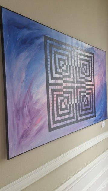 Yastarine - Iris, Antiquités & Art, Art | Peinture | Moderne