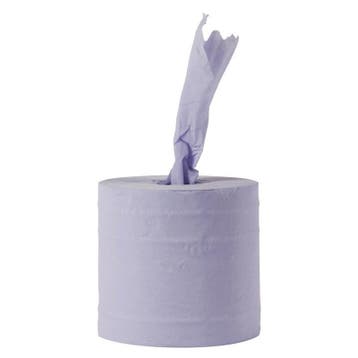 Centrefeed handdoekrollen blauw | 6 stuks | 1 laags |, Verzenden