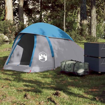 vidaXL Koepeltent 1-persoons waterdicht blauw, Verzenden, Nieuw