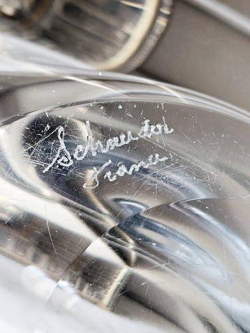 Schneider France - Centre de table - Cristal - Grande coupe