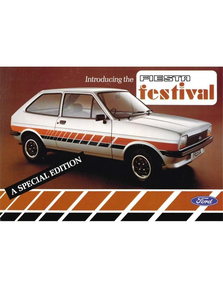 1980 FORD FIESTA FESTIVAL BROCHURE ENGELS, Boeken, Auto's | Folders en Tijdschriften